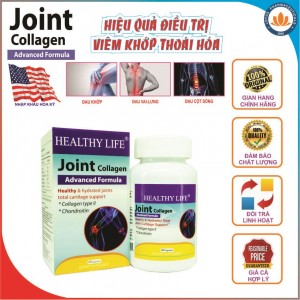 Viên uống hỗ trợ điều trị thoái hóa khớp, đau xương khớp, viêm khớp, đau thắt lưng, đau nhức xương khớp HEALTHY LIFE JOINT COLLAGEN